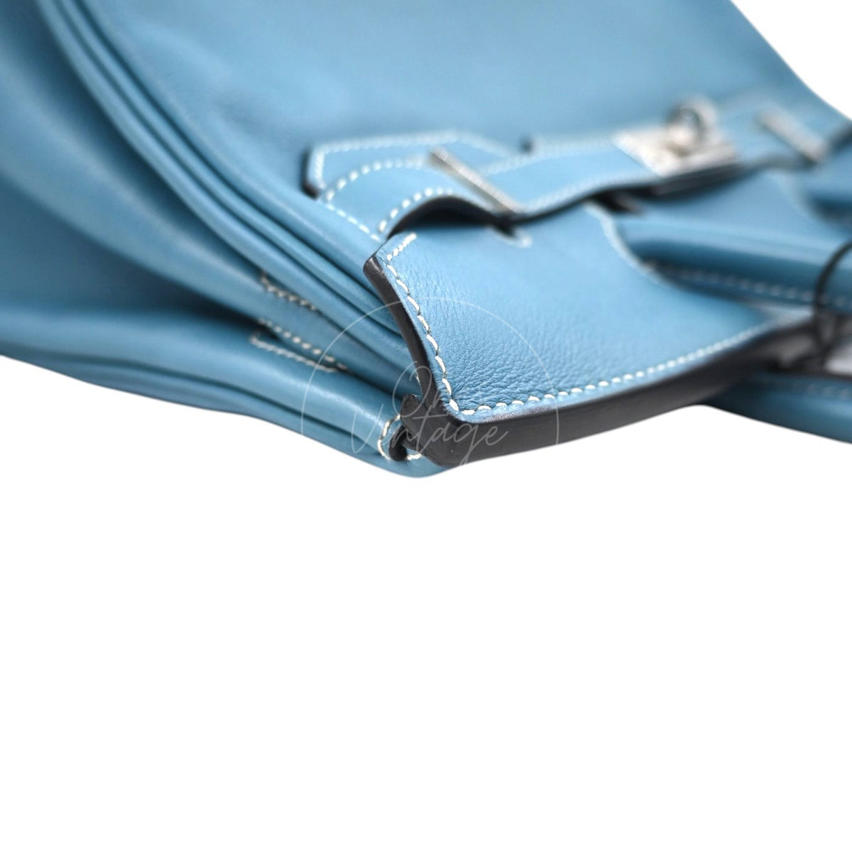 Hermes Birkin 30 PHW Blue Jean Togo Square K