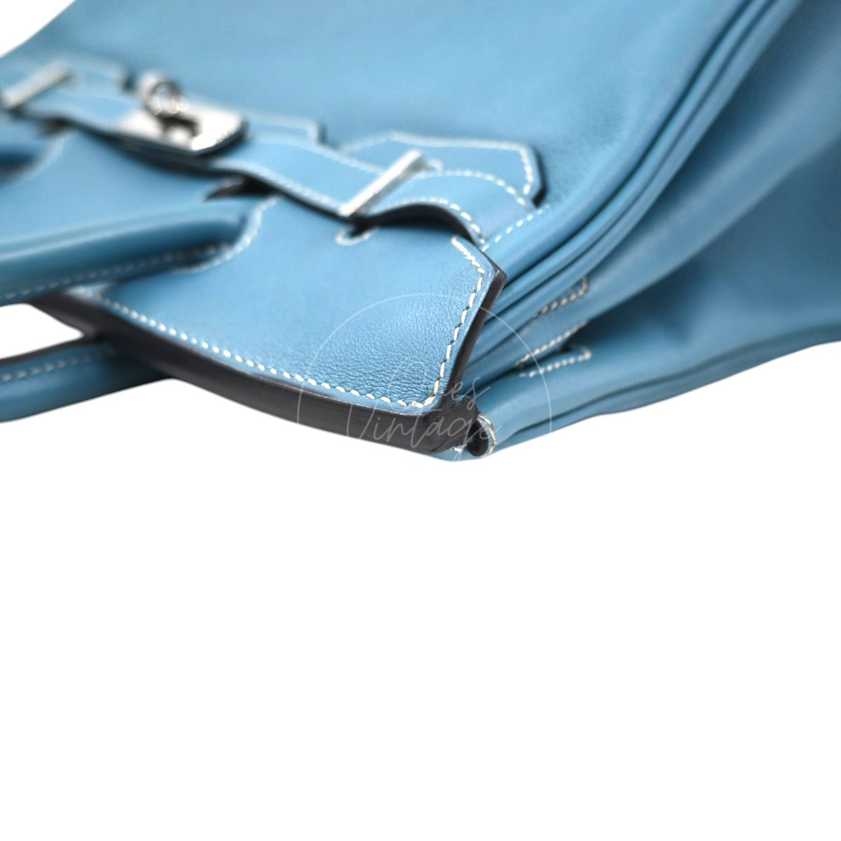 Hermes Birkin 30 PHW Blue Jean Togo Square K