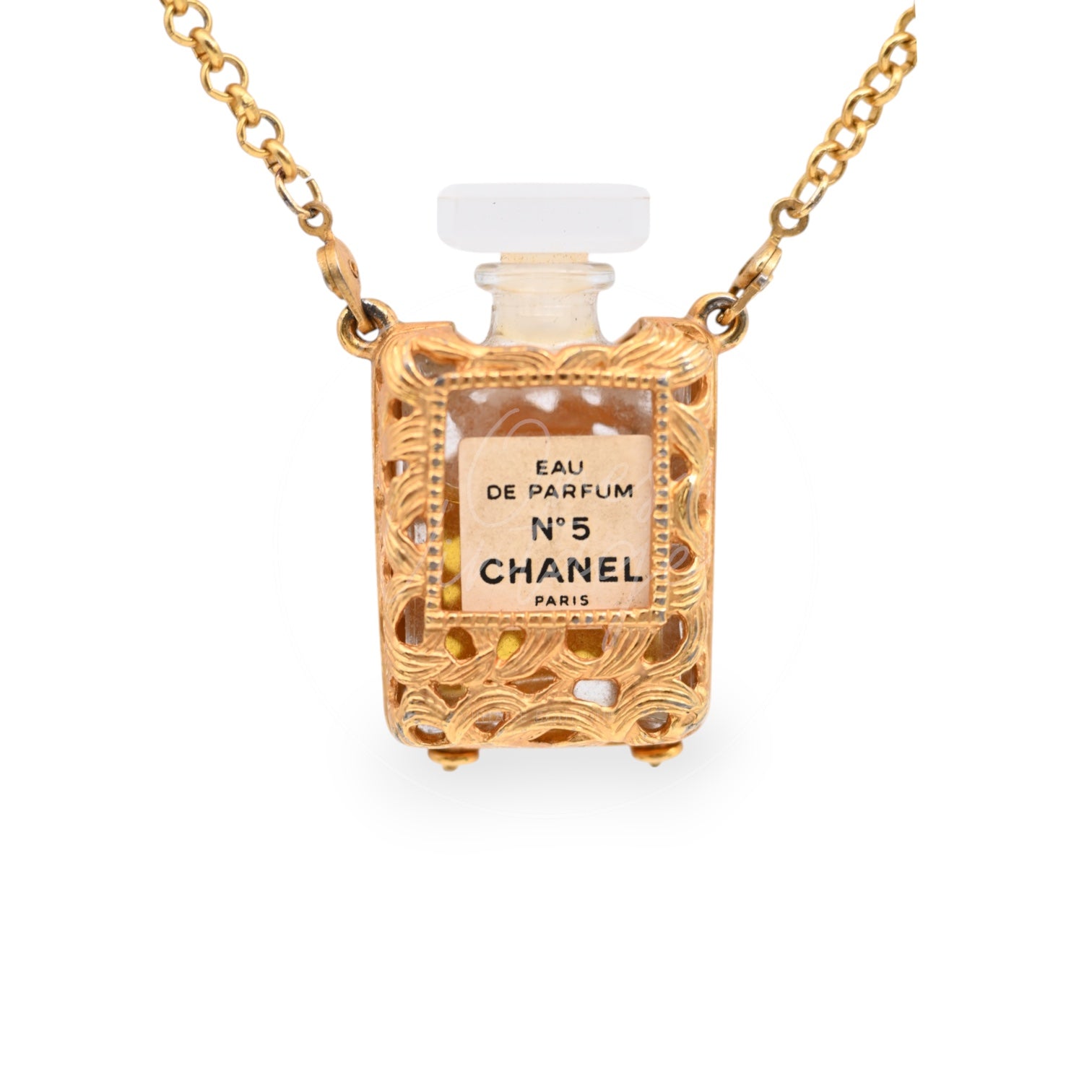 Chanel No.5 Perfume Bottle Necklace