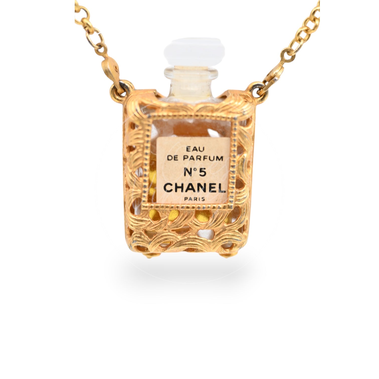 Chanel No.5 Perfume Bottle Necklace