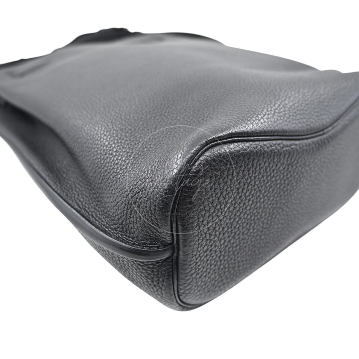 Hermes So Kelly 22 Black PHW Square L