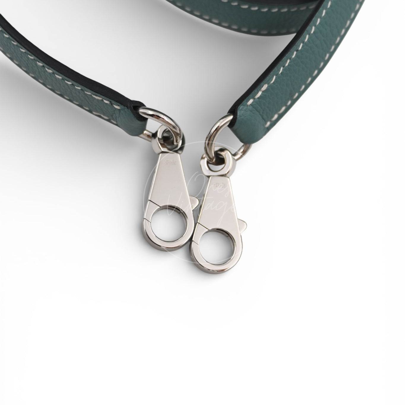 Hermes Kelly Ghillies 32 Turquoise Doblis Suede Clemence Evercolor Bag PHW Tricolour Square R
