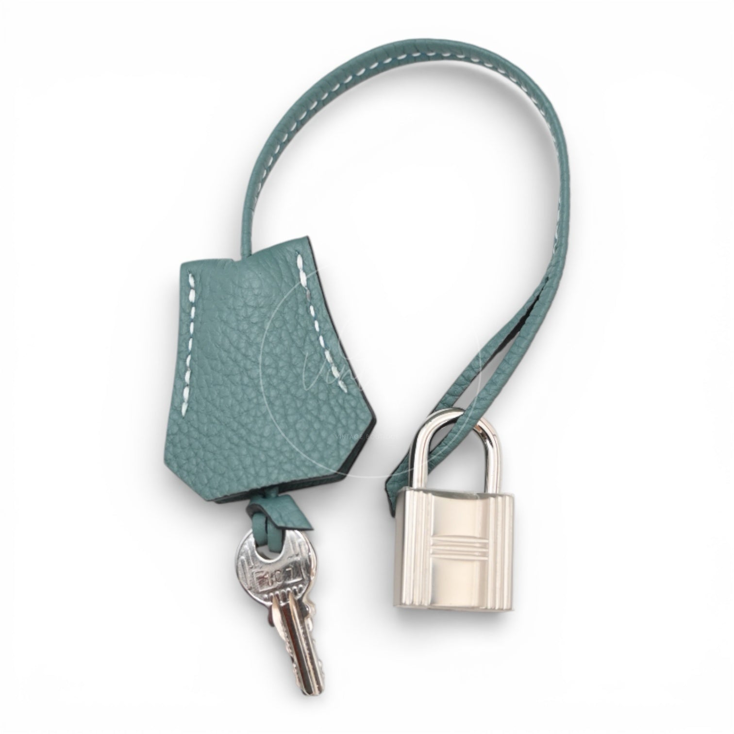 Hermes Kelly Ghillies 32 Turquoise Doblis Suede Clemence Evercolor Bag PHW Tricolour Square R