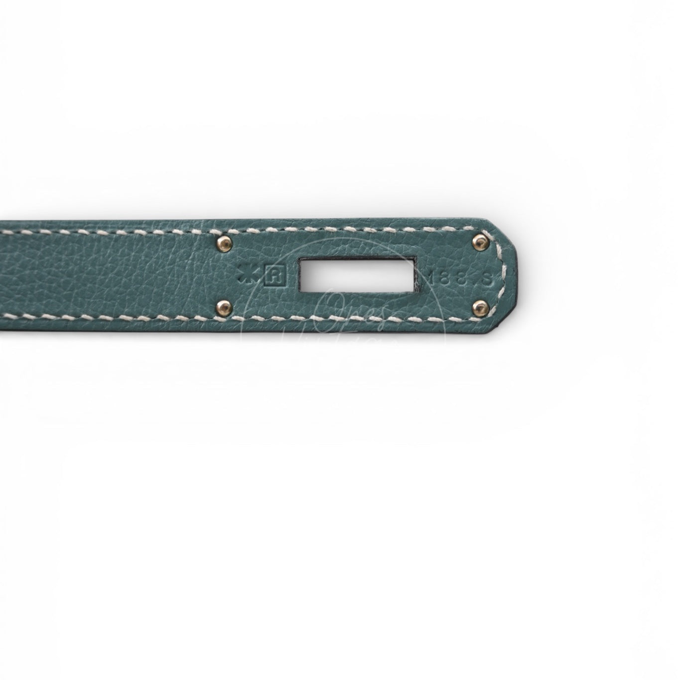 Hermes Kelly Ghillies 32 Turquoise Doblis Suede Clemence Evercolor Bag PHW Tricolour Square R