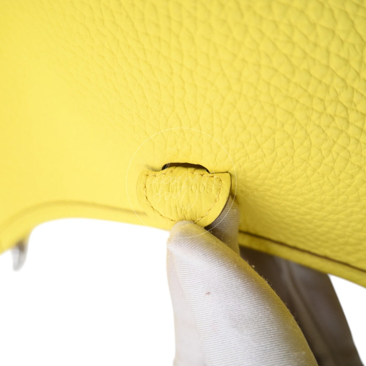 Hermes Evelyne TPM Lime Clemence PHW Stamp W