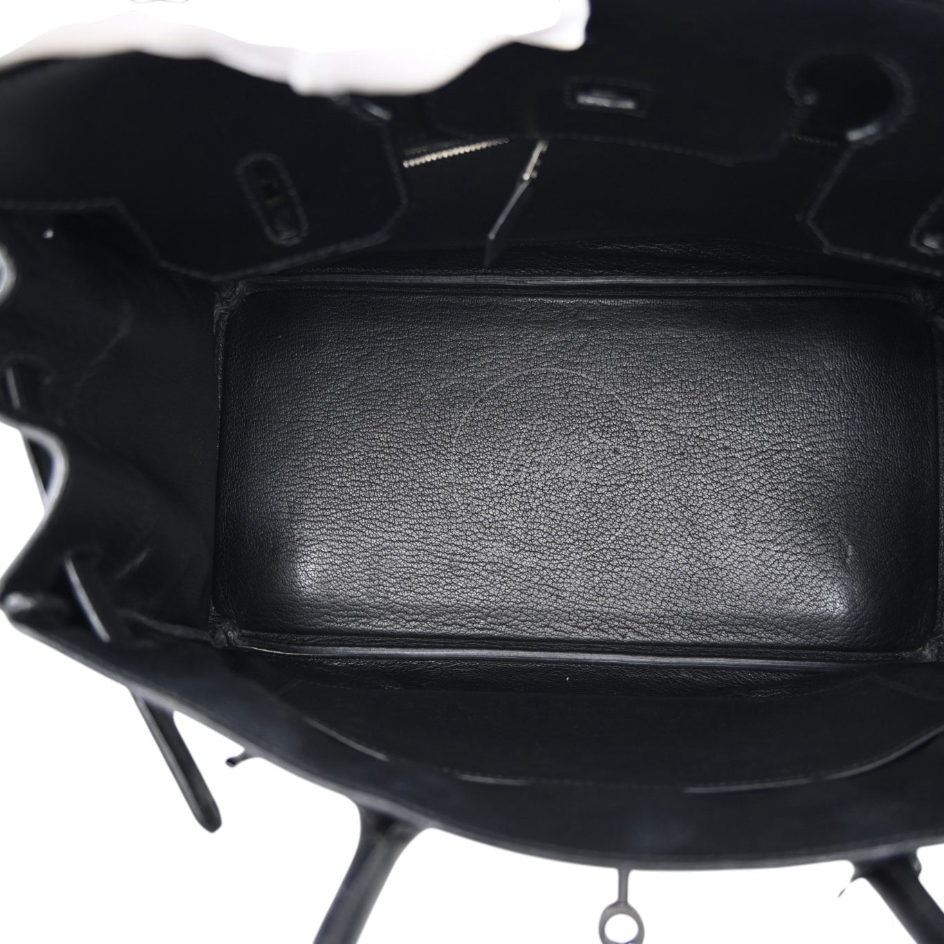 Hermes Birkin 30 So Black Box Calf Leather PVD Square N