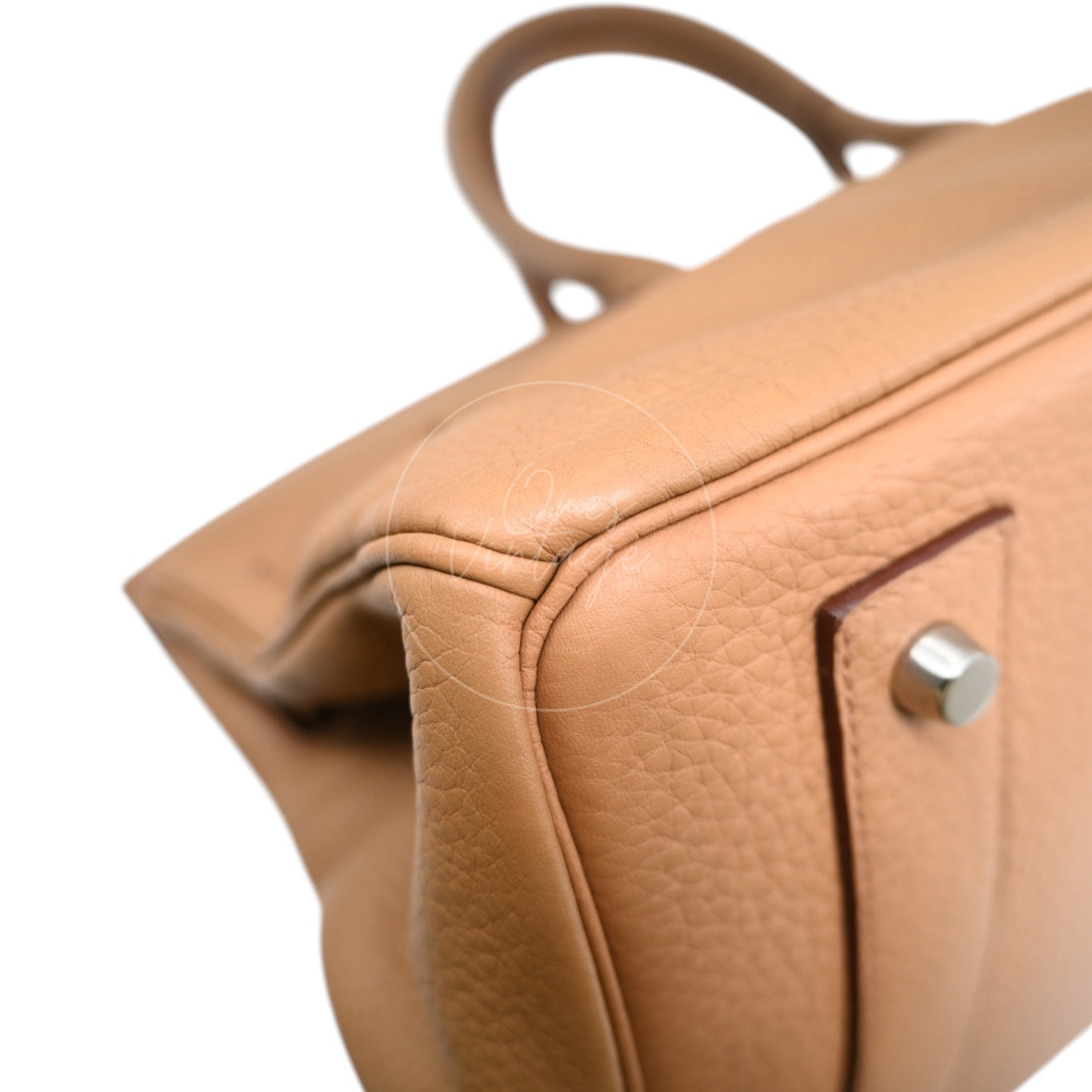 Hermes Shoulder Birkin PHW Camel Square L
