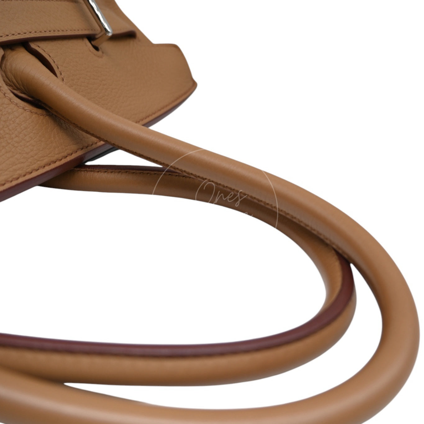 Hermes Shoulder Birkin PHW Camel Square L