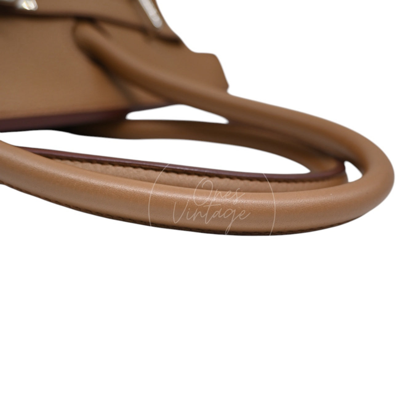 Hermes Shoulder Birkin PHW Camel Square L