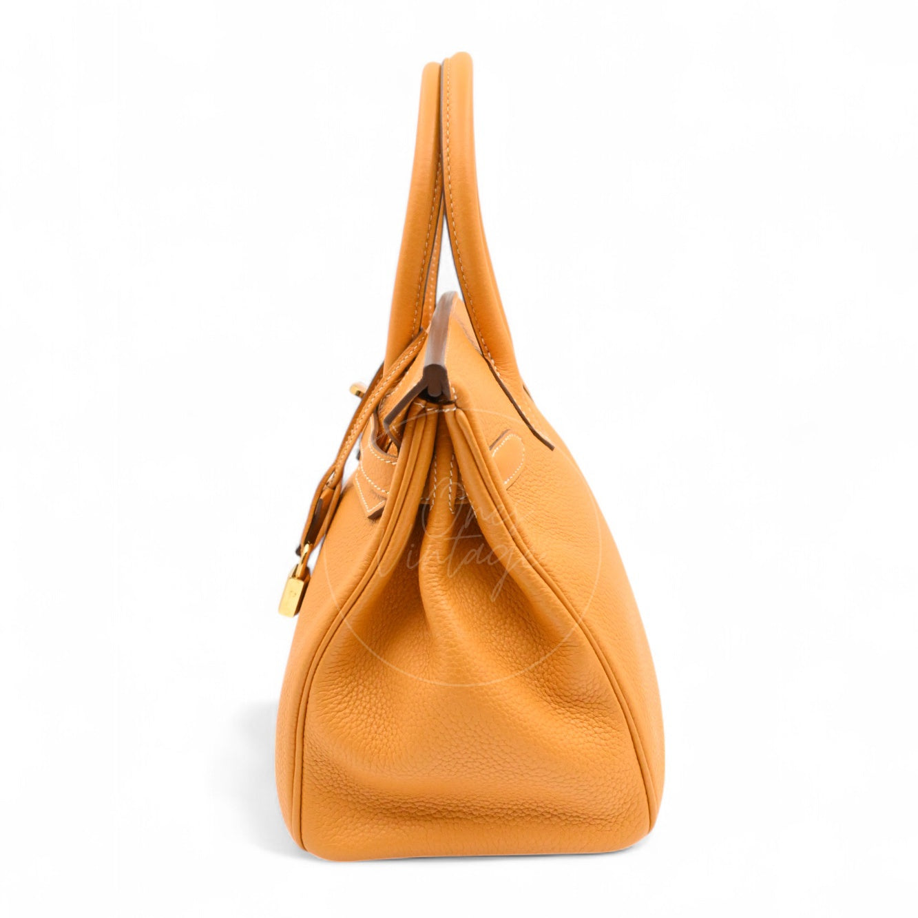 Hermes Birkin 30 TC GHW Orange Square P