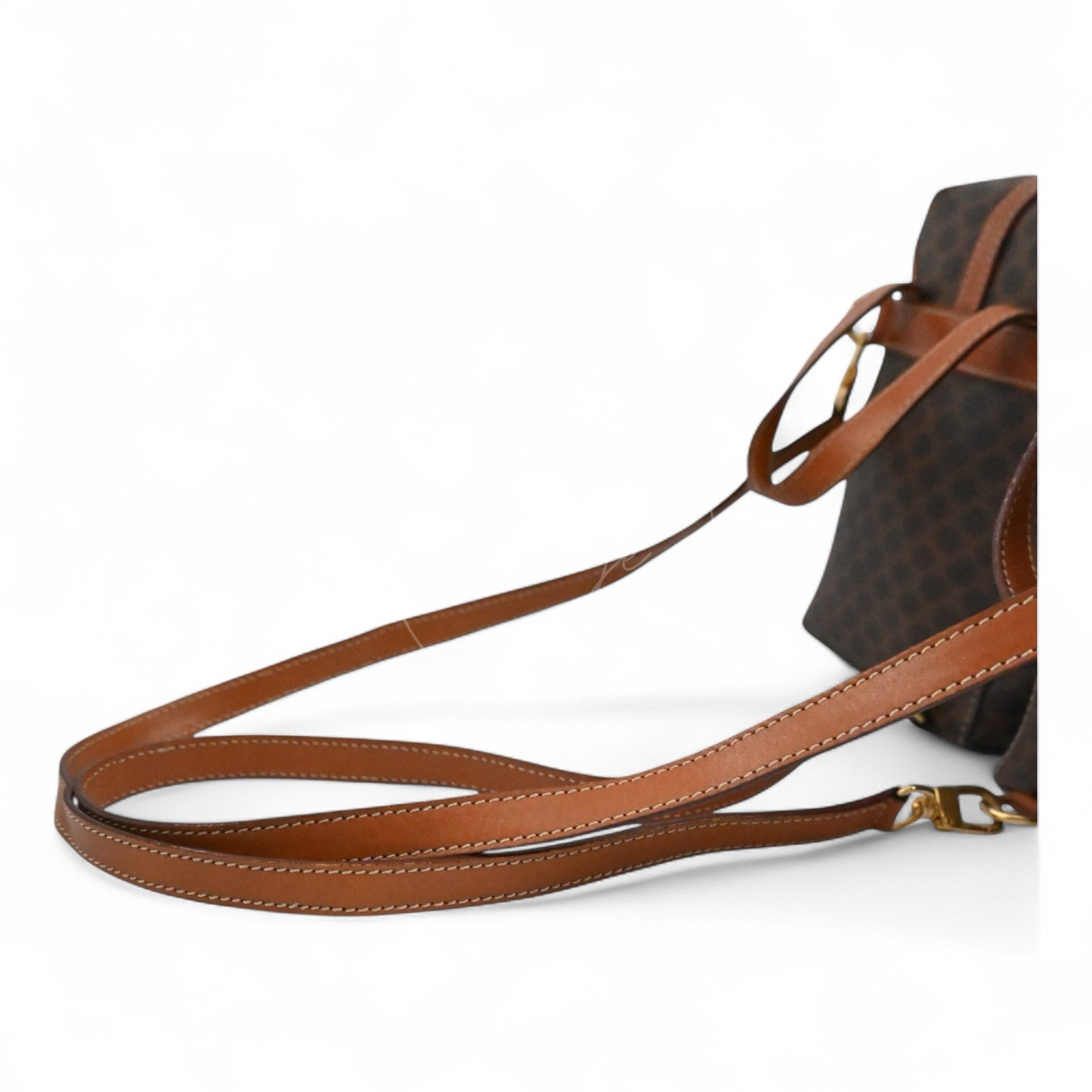 Celine Macadam Twins Backpack GHW Brown