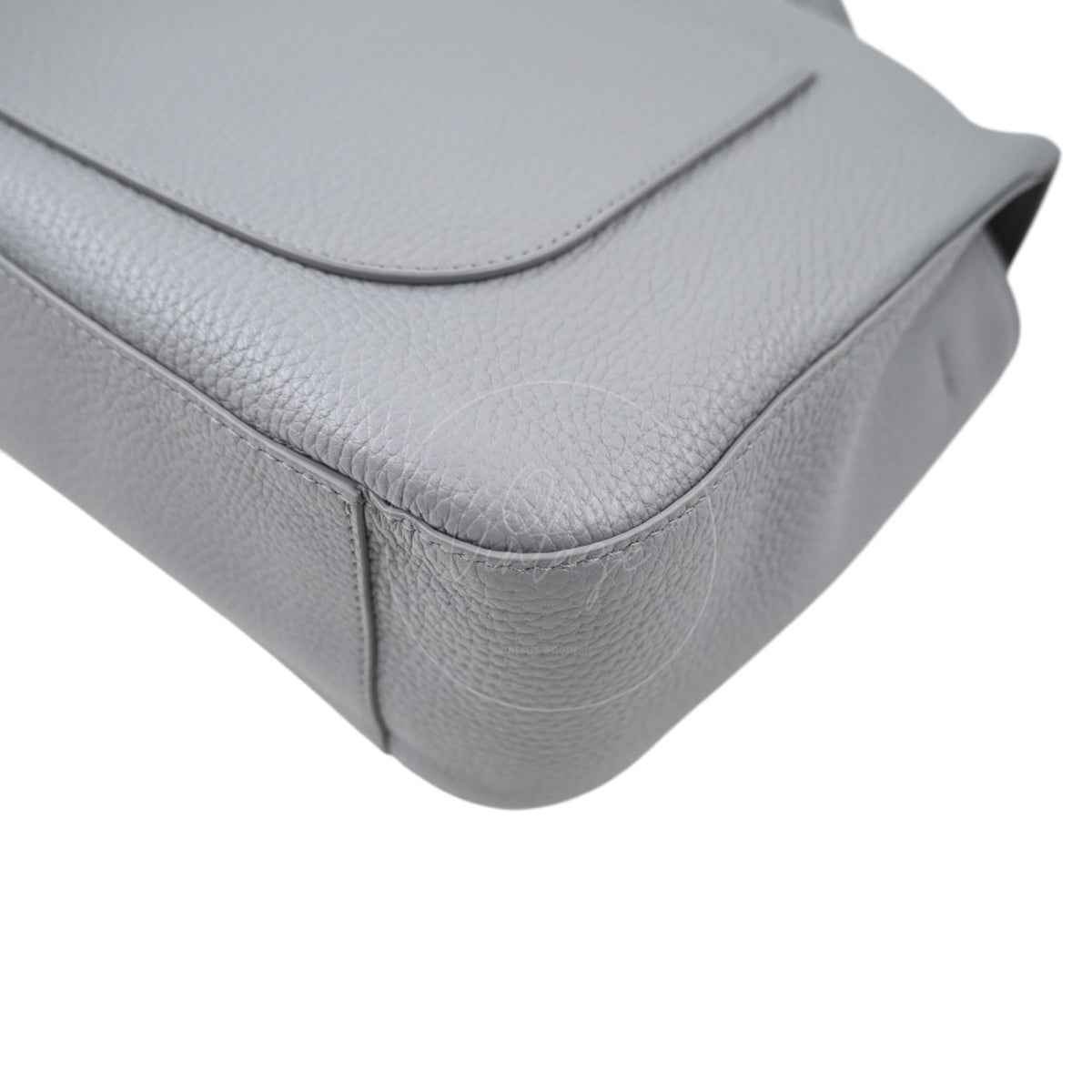 Chanel Grey Grained Calfskin Souplissimo Maxi Flap 32cm GHW Series TF