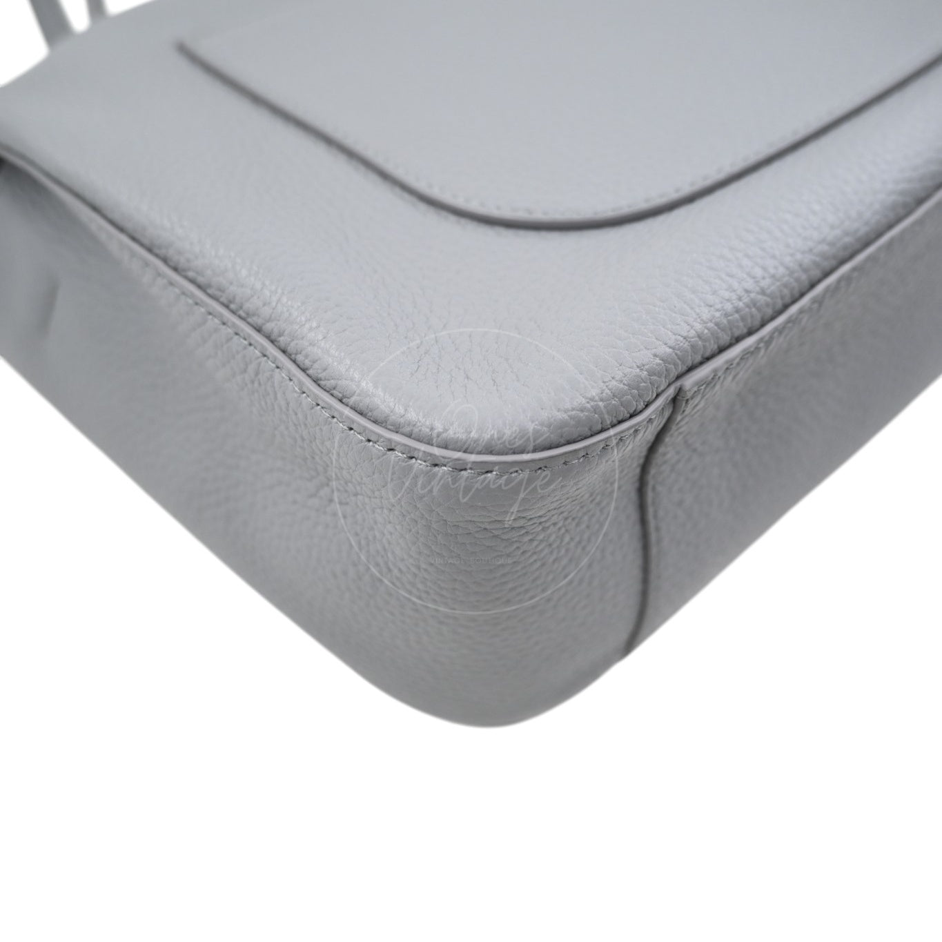 Chanel Grey Grained Calfskin Souplissimo Maxi Flap 32cm GHW Series TF