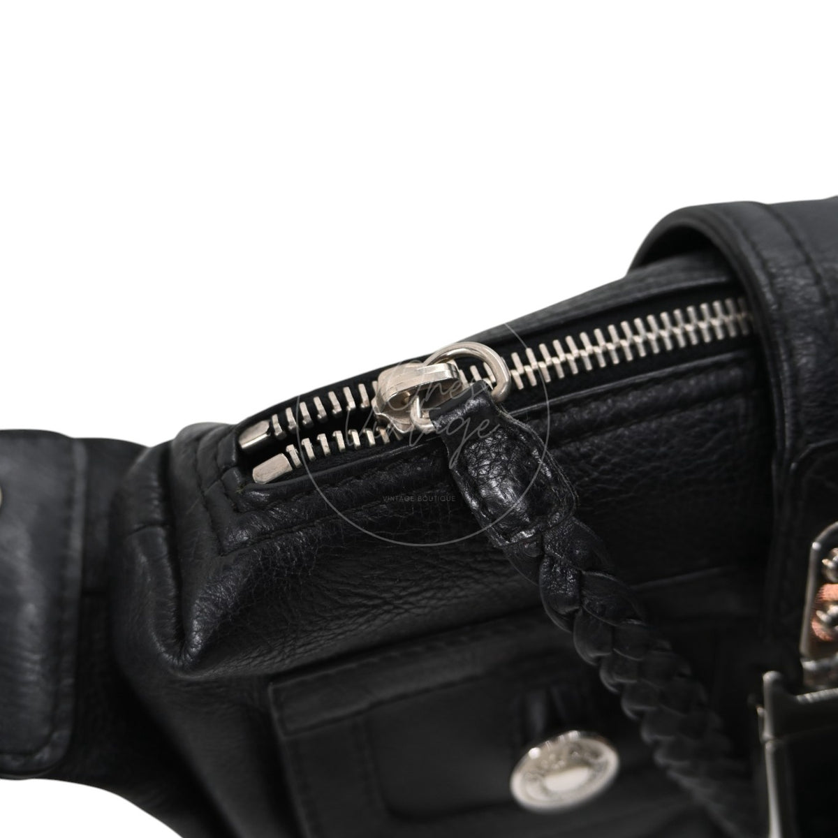 Christian Dior Leather East West Flight Bag Black Series 26