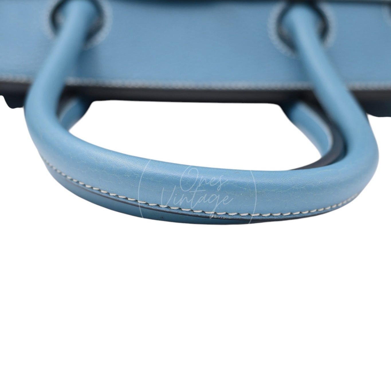 Hermes Birkin Shoulder PHW Denim Blue Square J