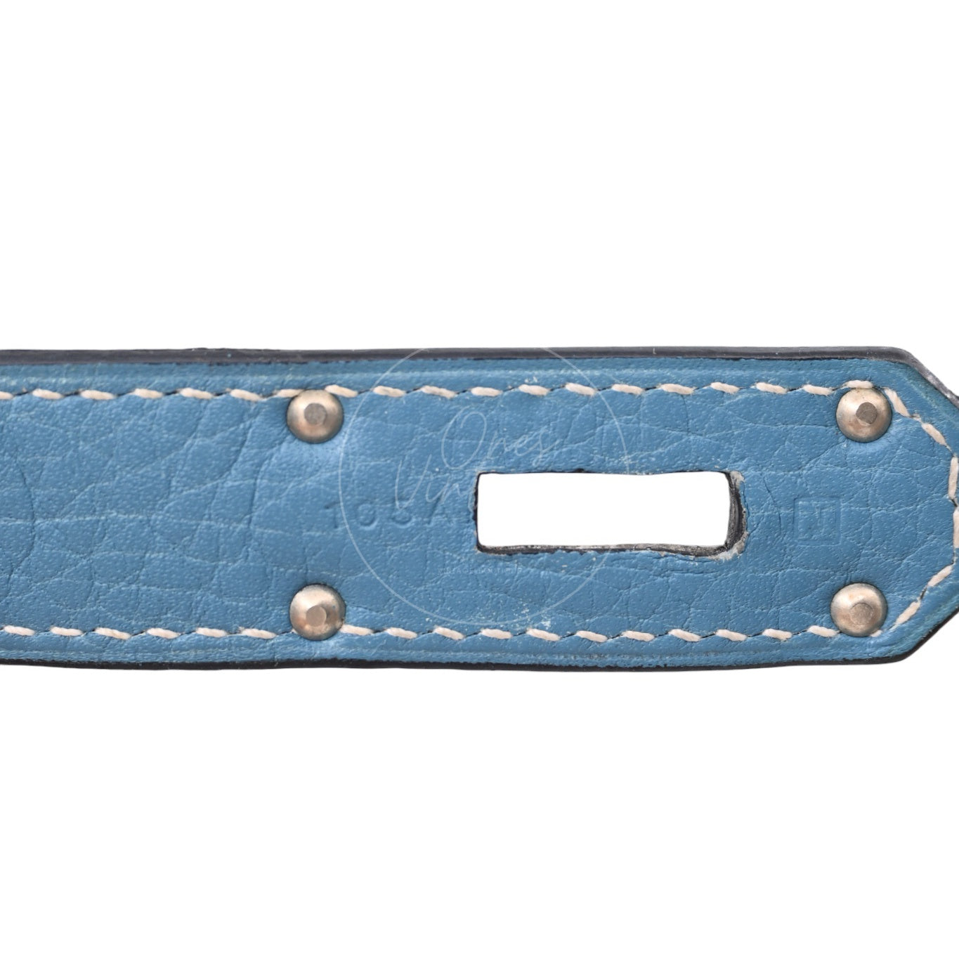 Hermes Birkin Shoulder PHW Denim Blue Square J