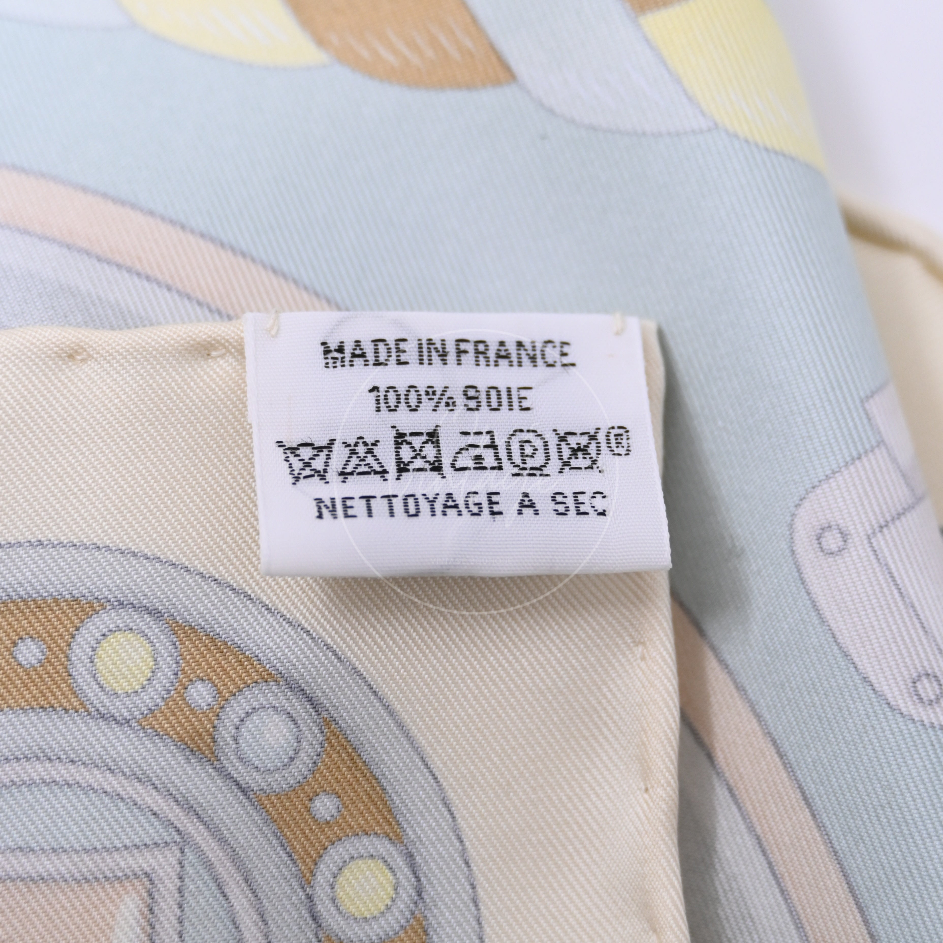 Hermes Harnais de Coeur Scarf 90
