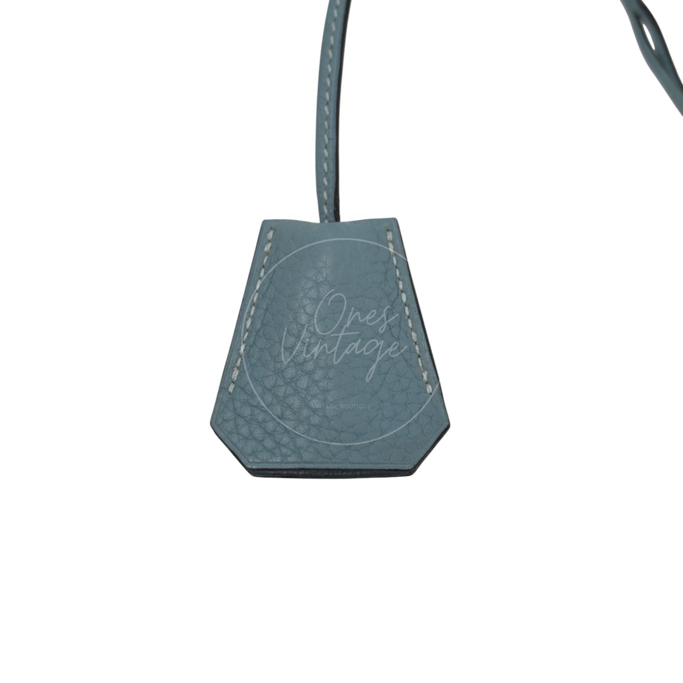 Hermes Birkin Shoulder 42 PHW Light Blue Square M