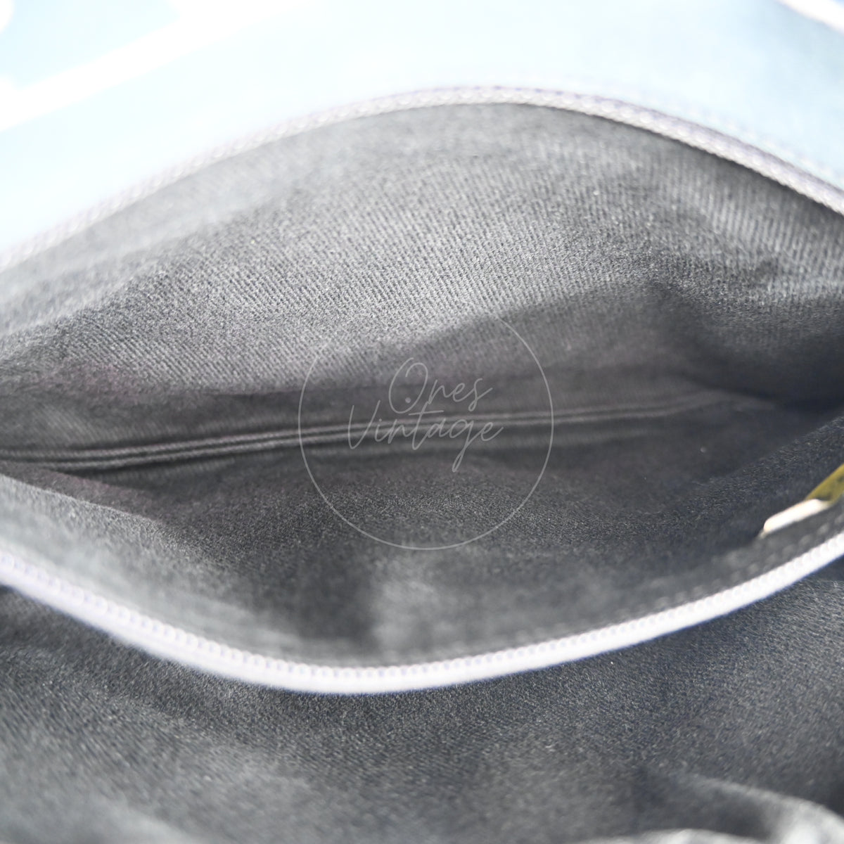 Chanel Small Bandana Single Flap in black quilted cotton, zipper closure and interior pocket detail