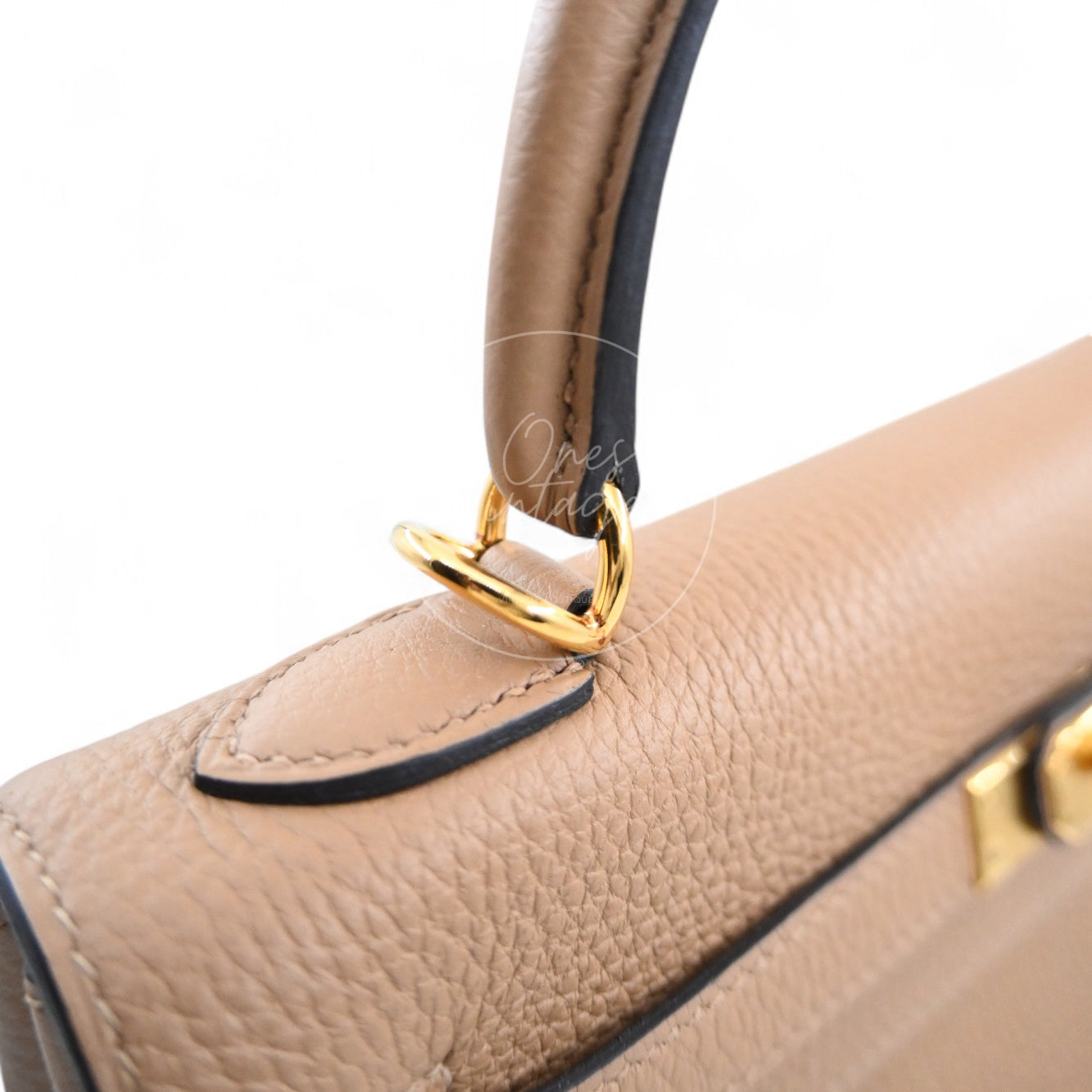 Hermes Kelly 25 Togo GHW Chai Stamp U