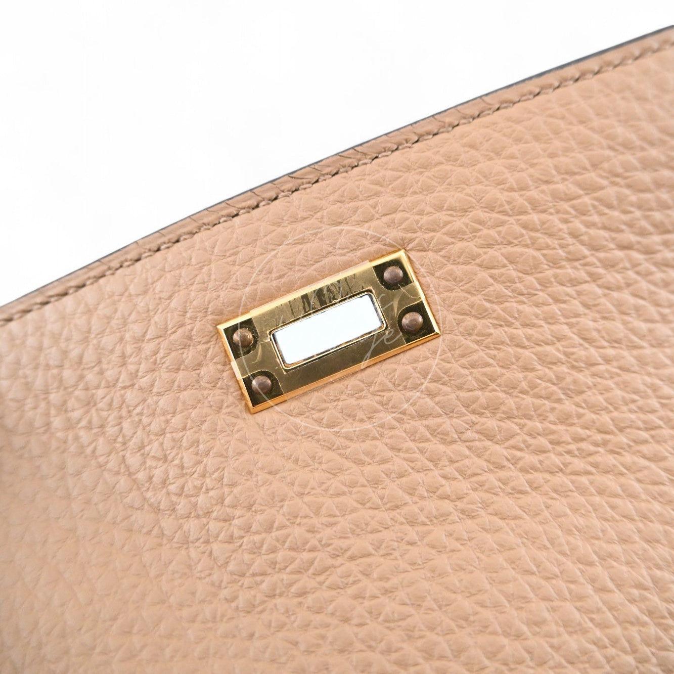 Hermes Kelly 25 Togo GHW Chai Stamp U