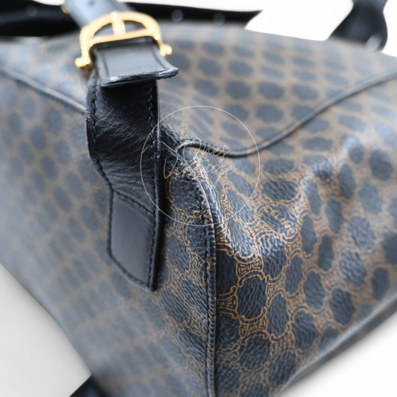 Celine Vintage Backpack GHW Black