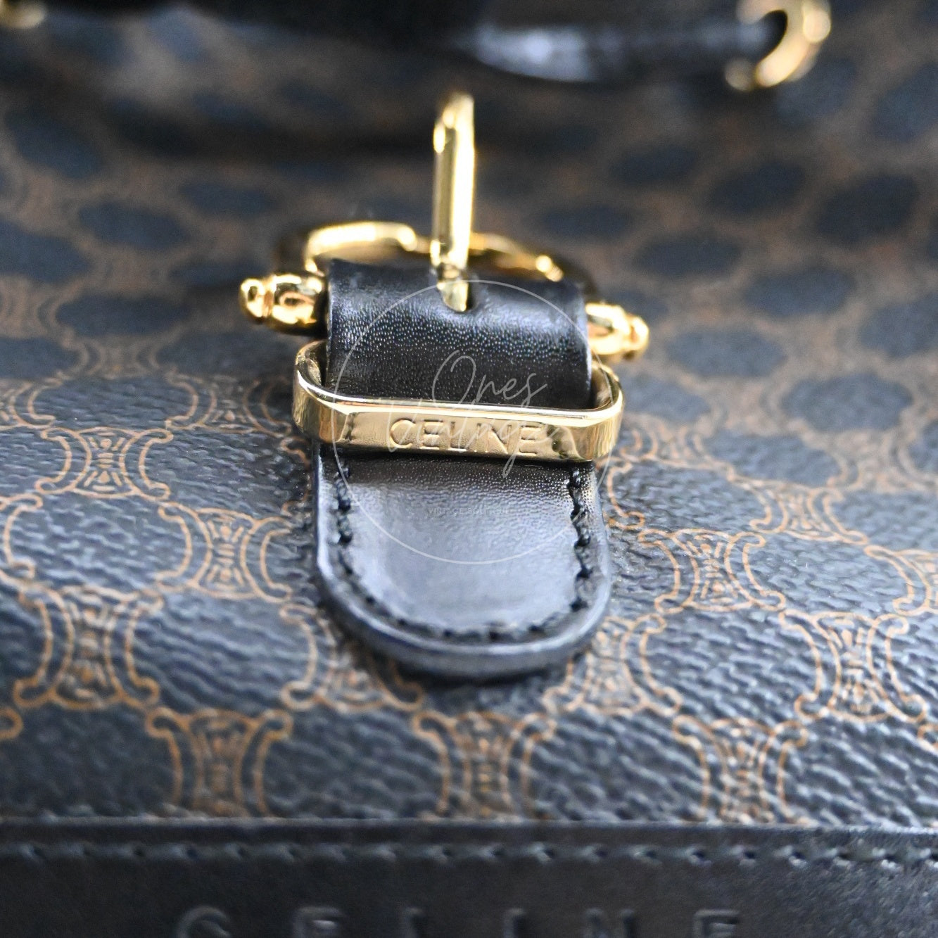 Celine Vintage Backpack GHW Black