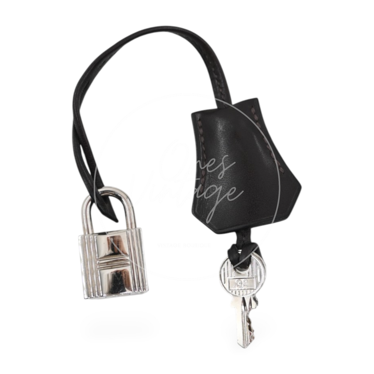 Hermes Birkin 25 Barenia Leather Ebene Square N