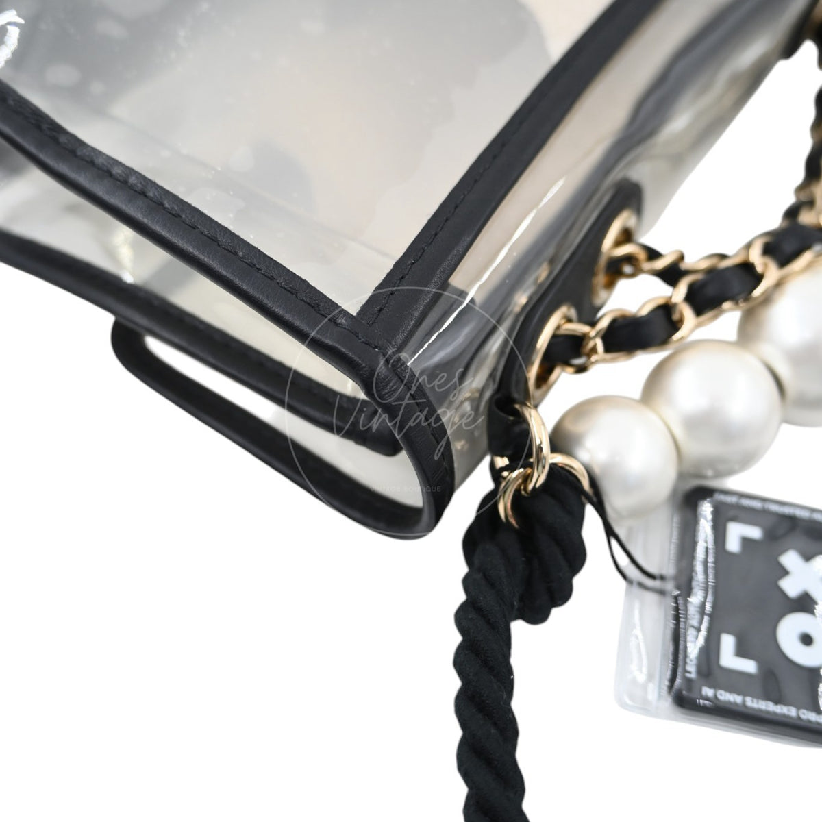 Chanel Sand by The Sea Pearl Clear Classic Flap Bag GHW Clear Series 27