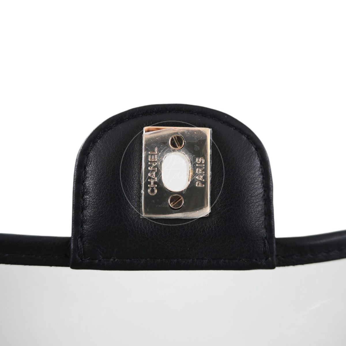 Chanel Sand by The Sea Pearl Clear Classic Flap Bag GHW Clear Series 27