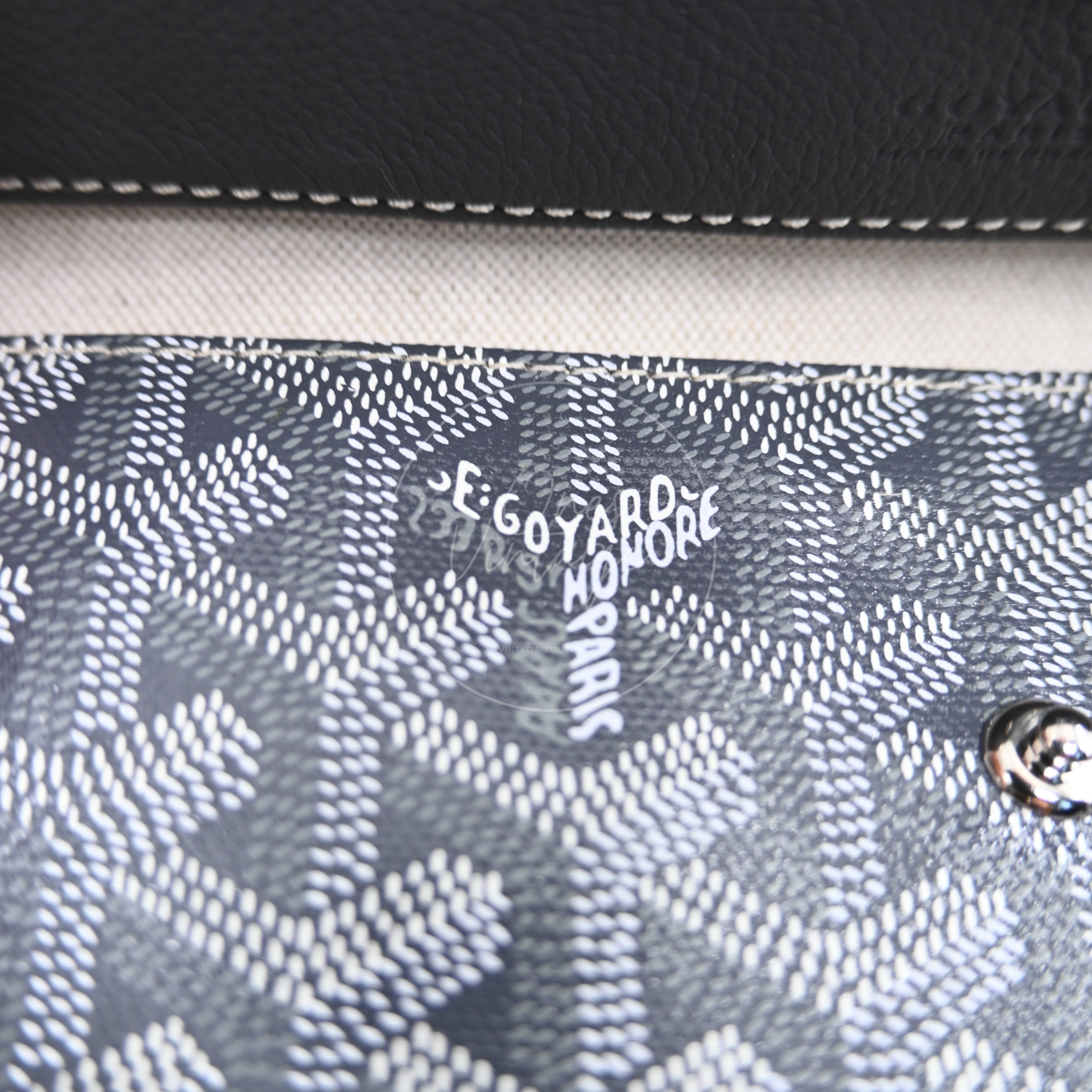 Goyard Bohème Canvas Hobo Bag SHW Grey LME-020252