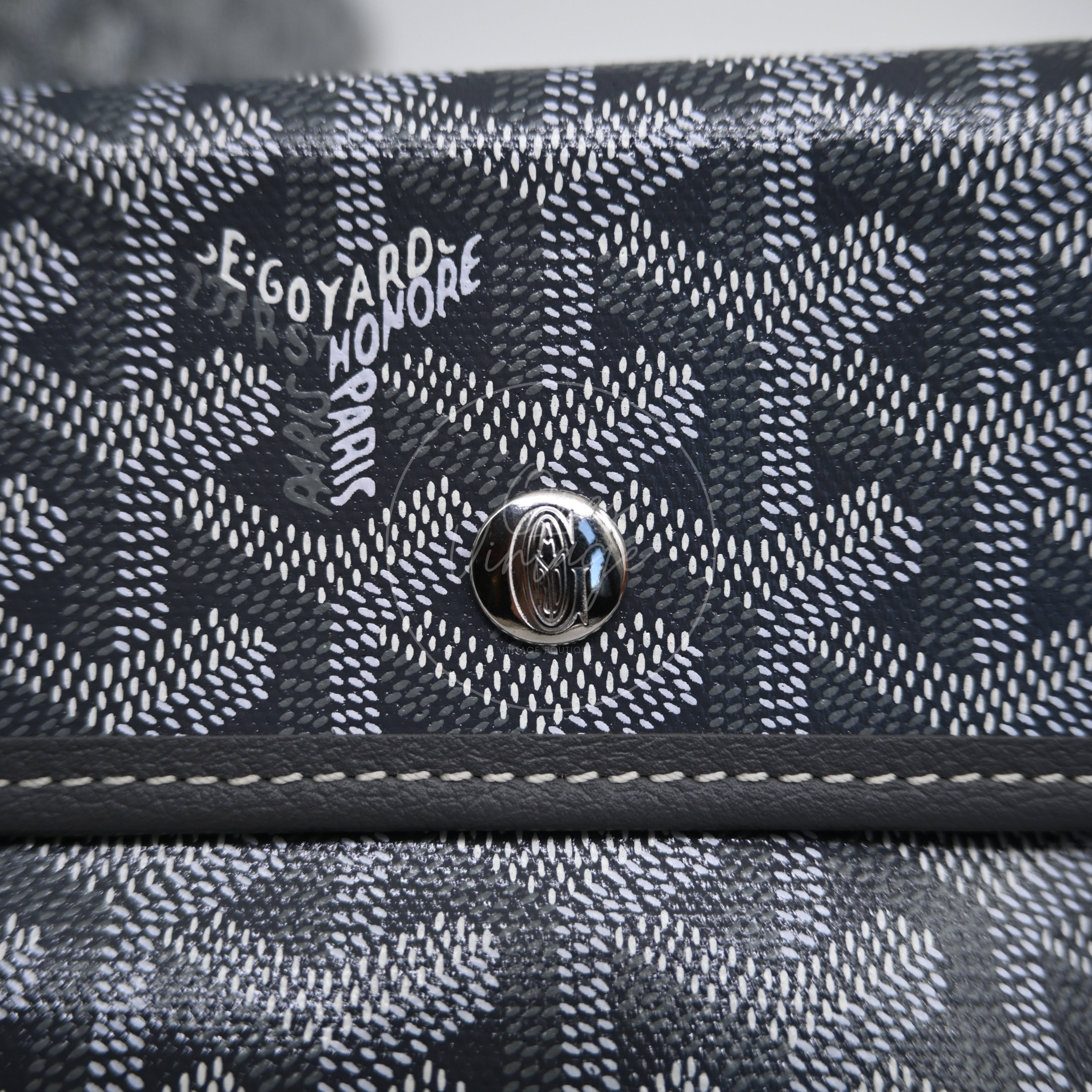Goyard Bohème Canvas Hobo Bag SHW Grey LME-020252