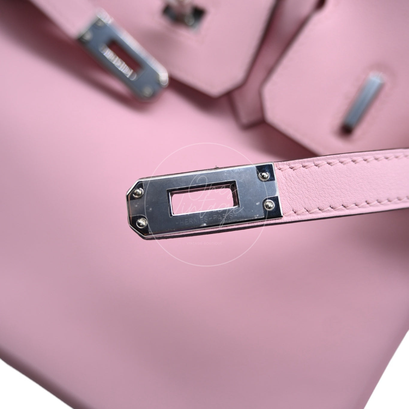 Hermes Birkin 25 Swift 3Q Sakura PHW Pink Stamp D