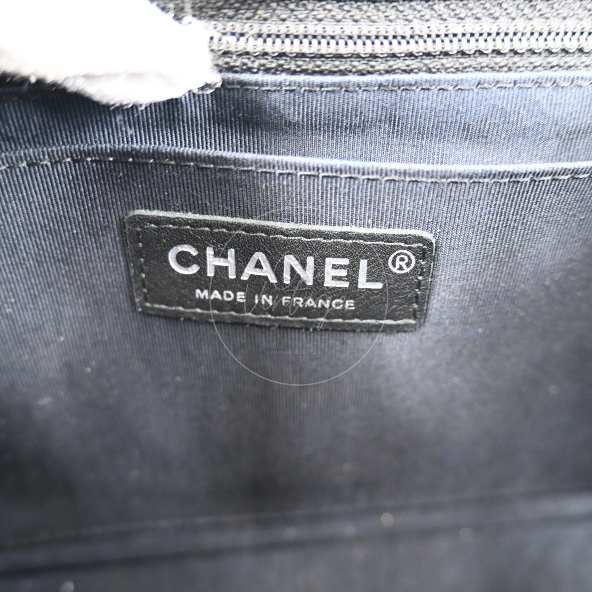 Chanel Quilted Medium Ladybug Flap Bag Lambskin Black SHW Series 14