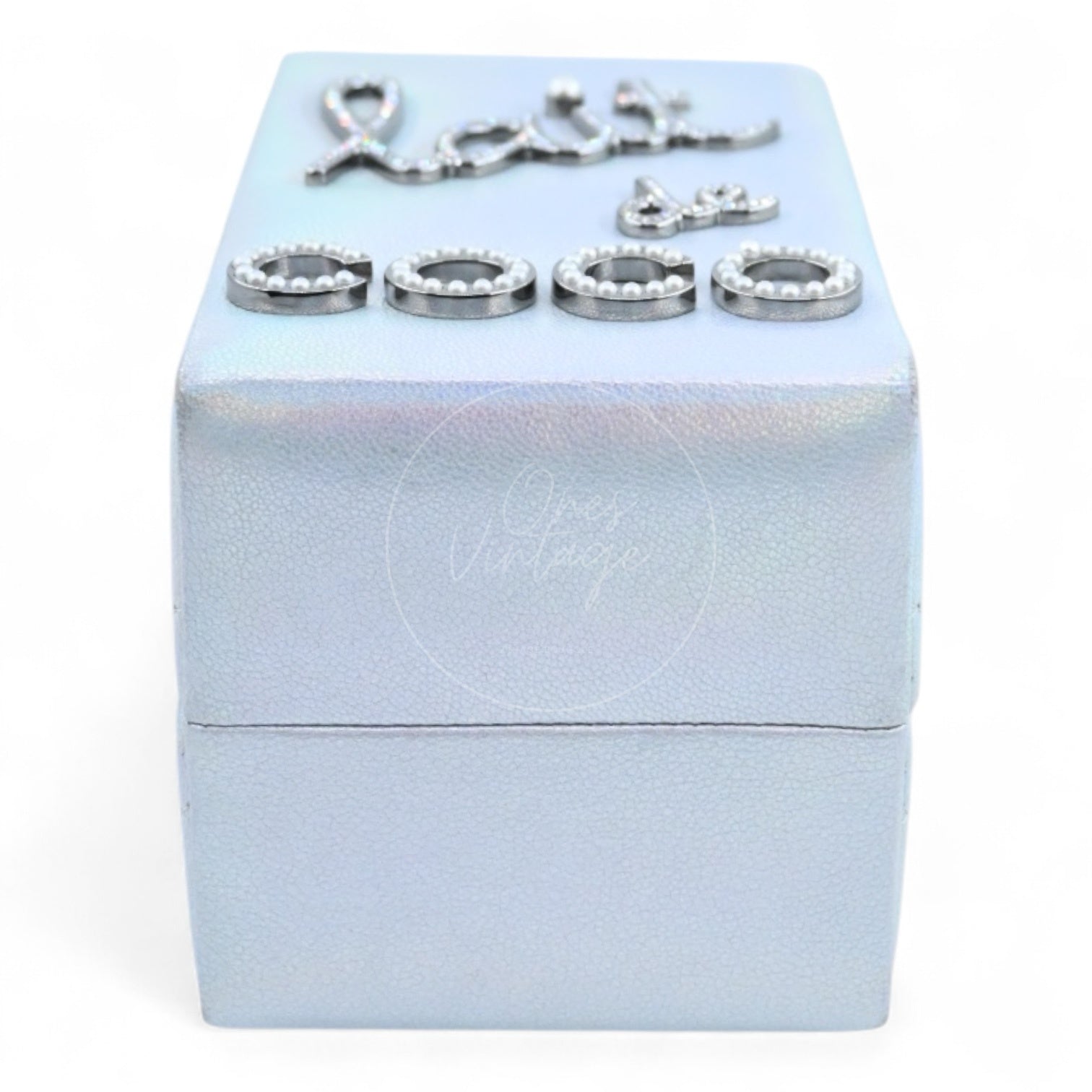 Chanel Milk Carton Iridiscent Goatskin Bag SHW Silver Series 20