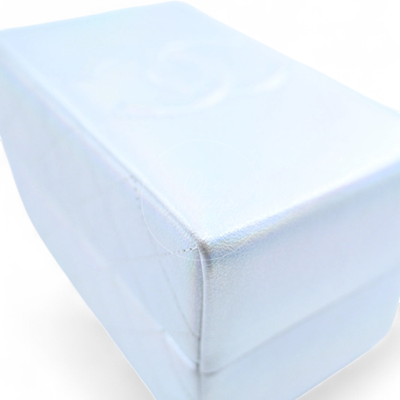 Chanel Milk Carton Iridiscent Goatskin Bag SHW Silver Series 20