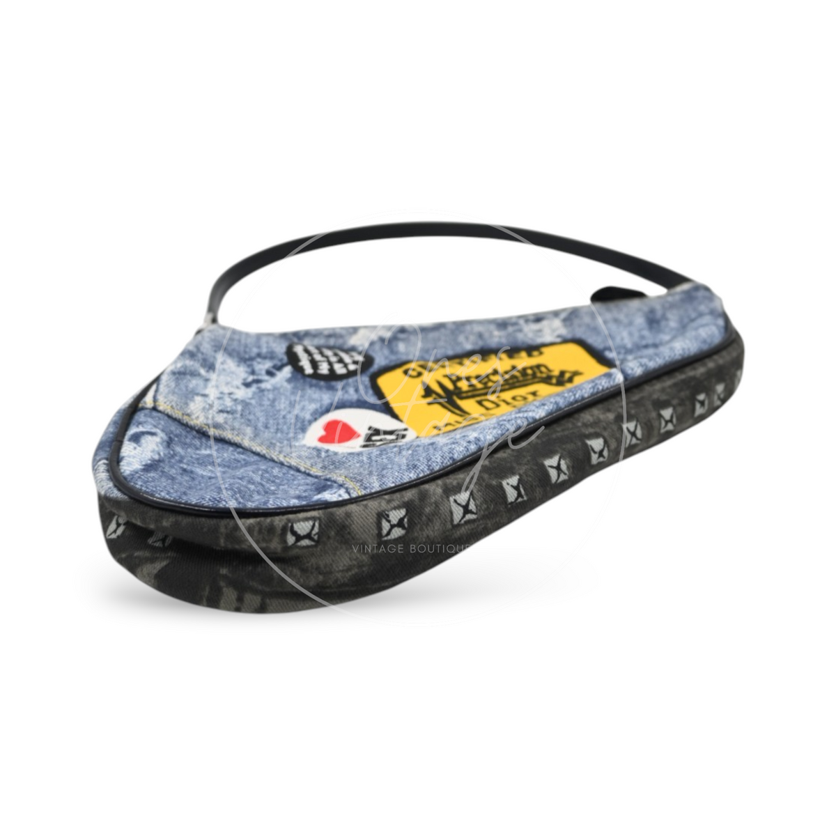 Christian Dior Denim Saddle Bag 2001