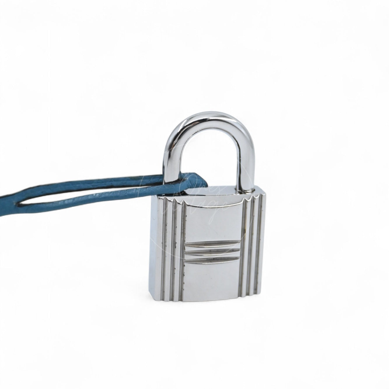 Hermes Shoulder Birkin Togo PHW Denim Blue Square M