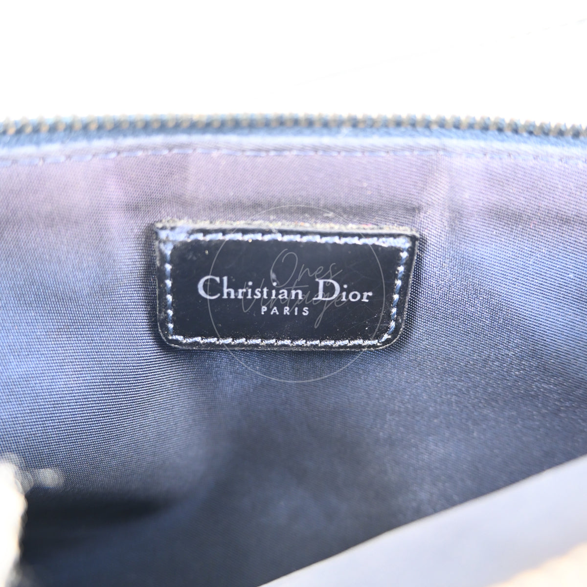 Christian Dior Denim Saddle Bag 2001