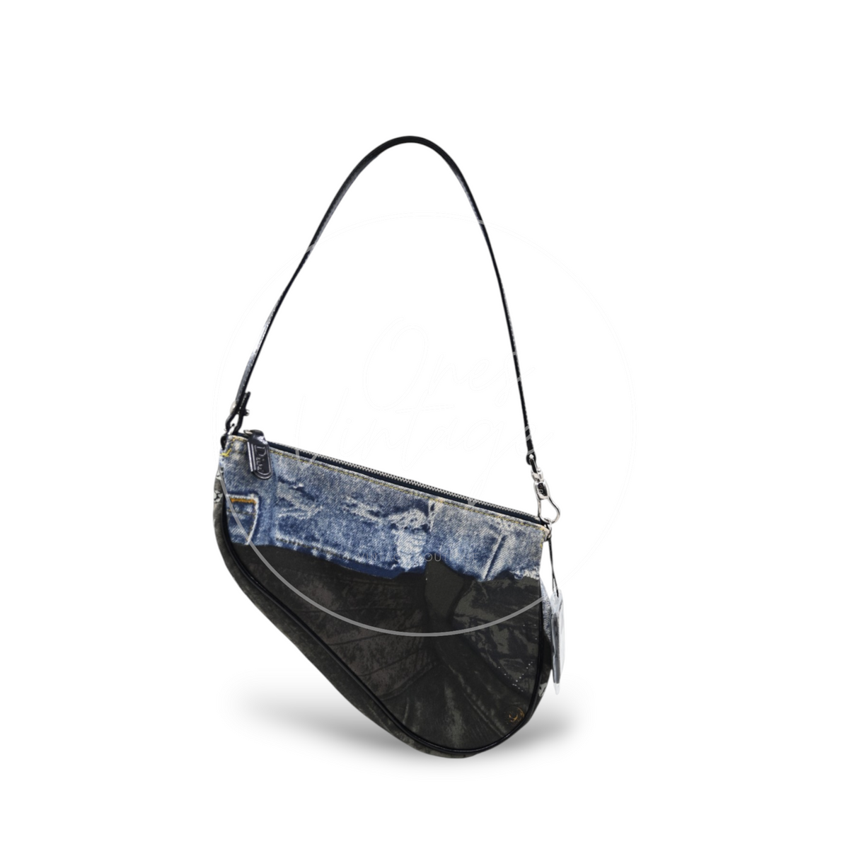 Christian Dior Denim Saddle Bag 2001