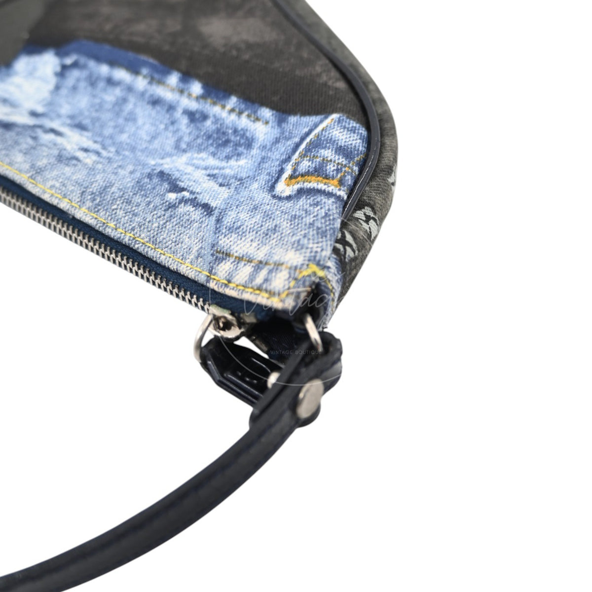 Christian Dior Denim Saddle Bag 2001