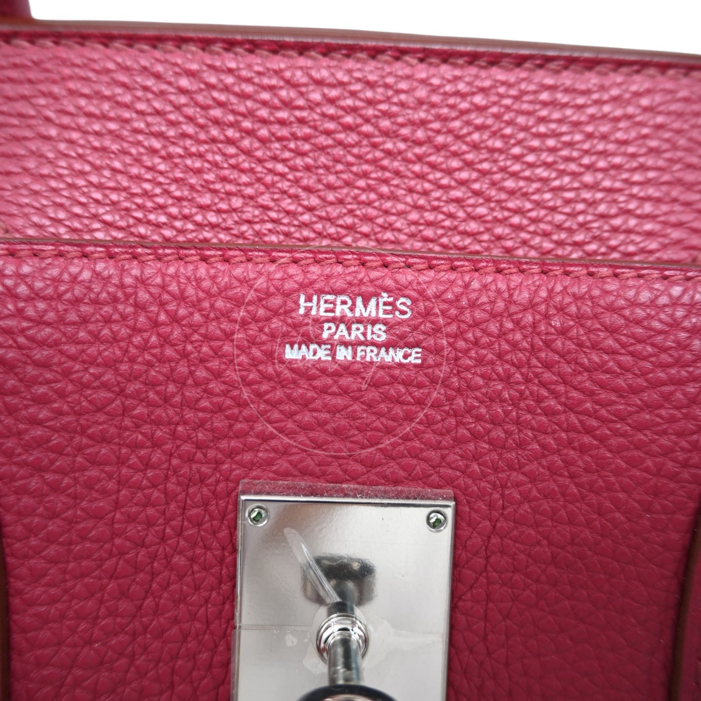 Hermès JPG Shoulder Birkin 42 PHW Rubis Square O