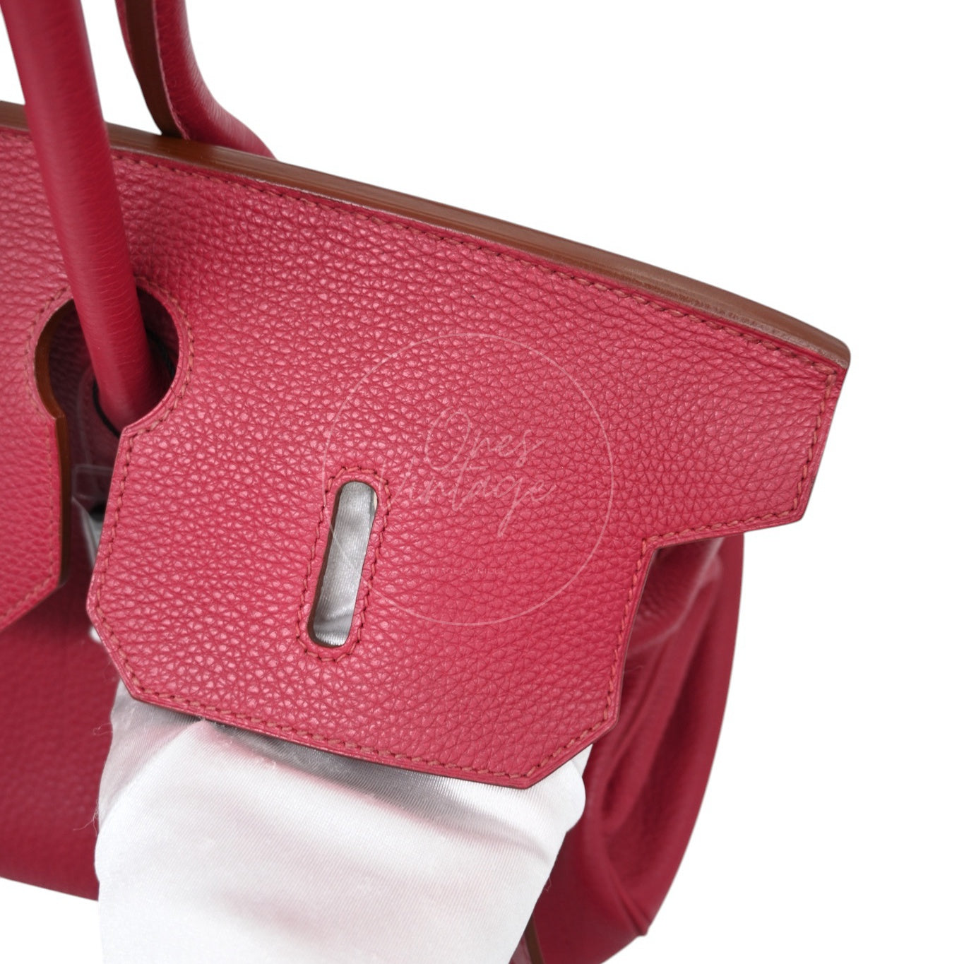 Hermès JPG Shoulder Birkin 42 PHW Rubis Square O