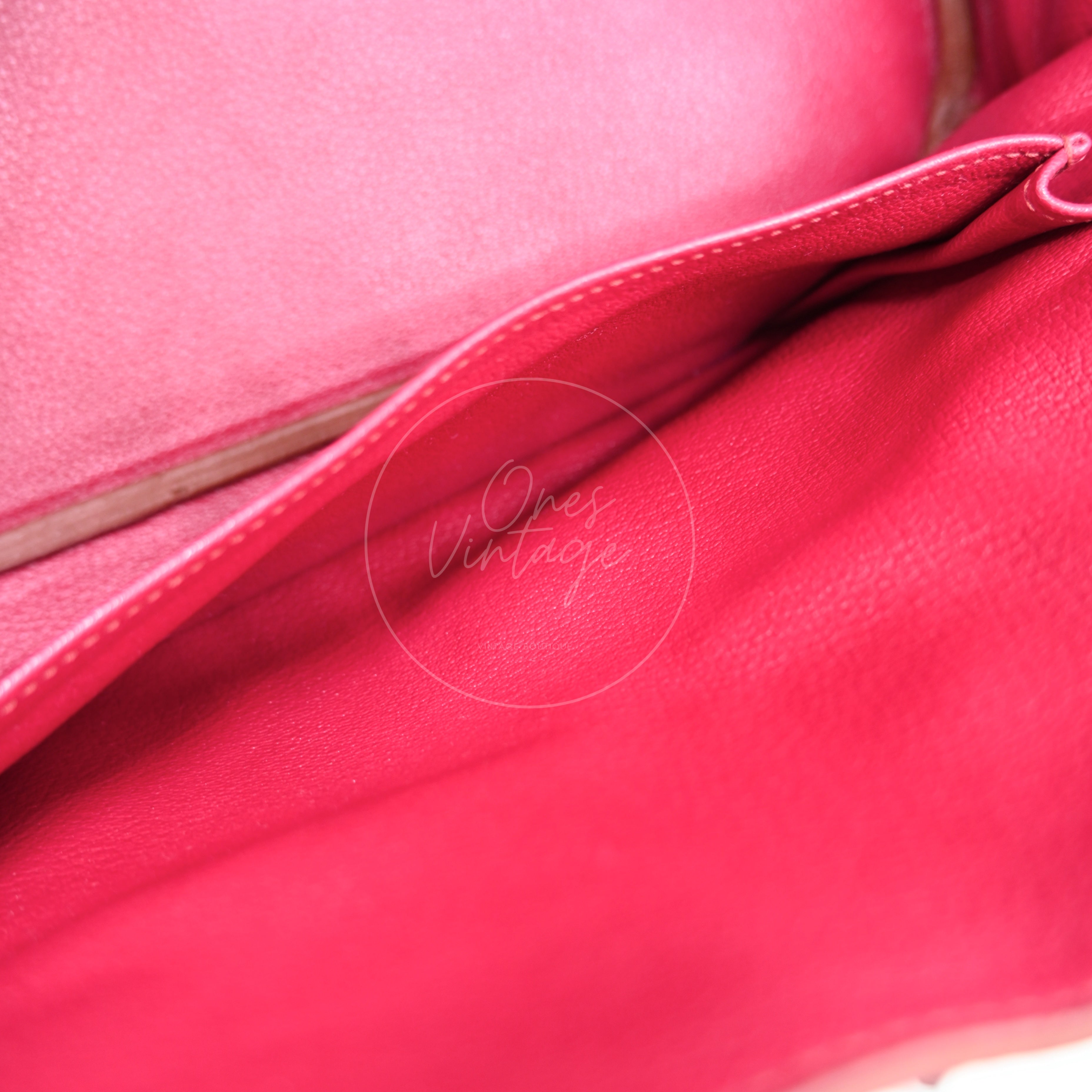 Hermès JPG Shoulder Birkin 42 PHW Rubis Square O