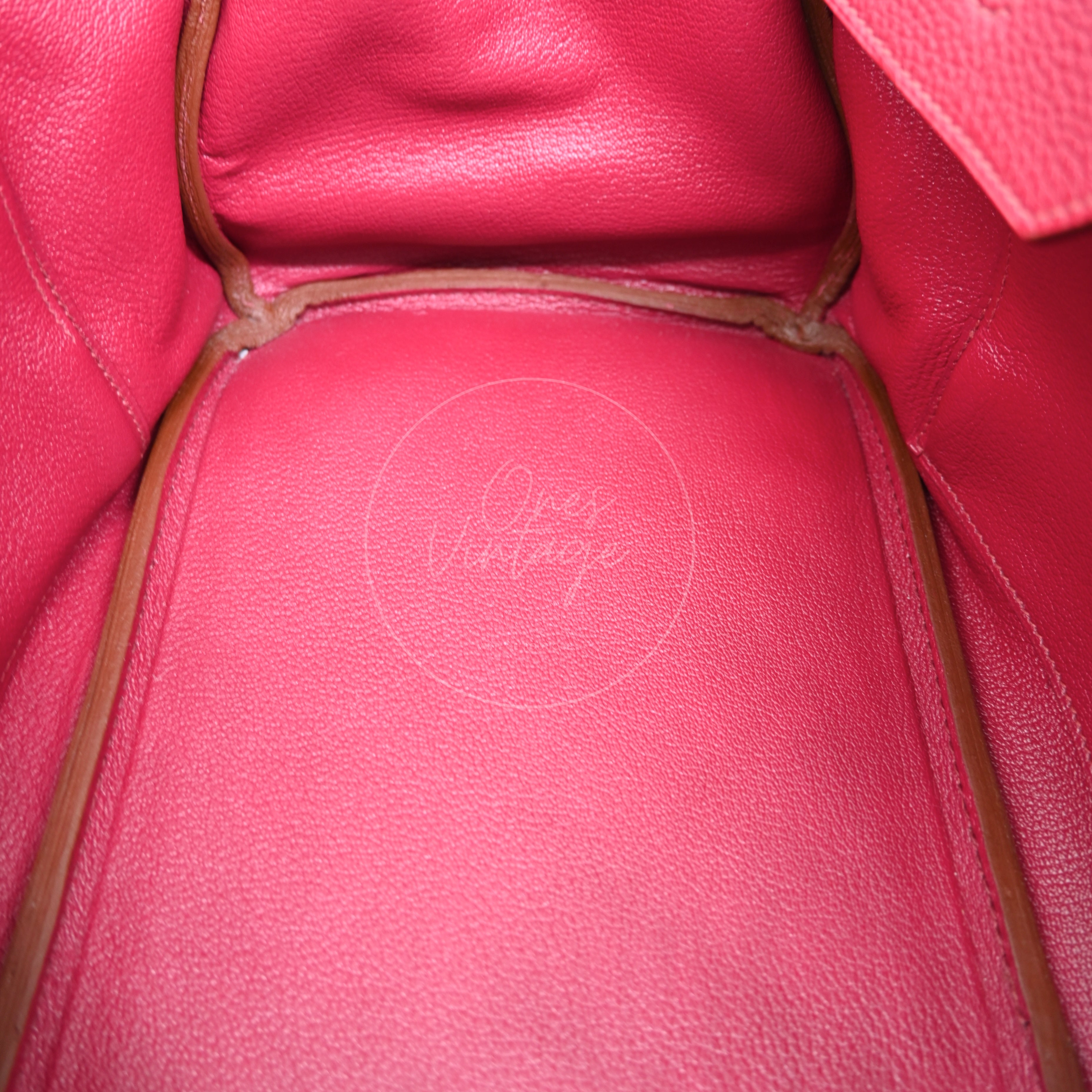 Hermès JPG Shoulder Birkin 42 PHW Rubis Square O