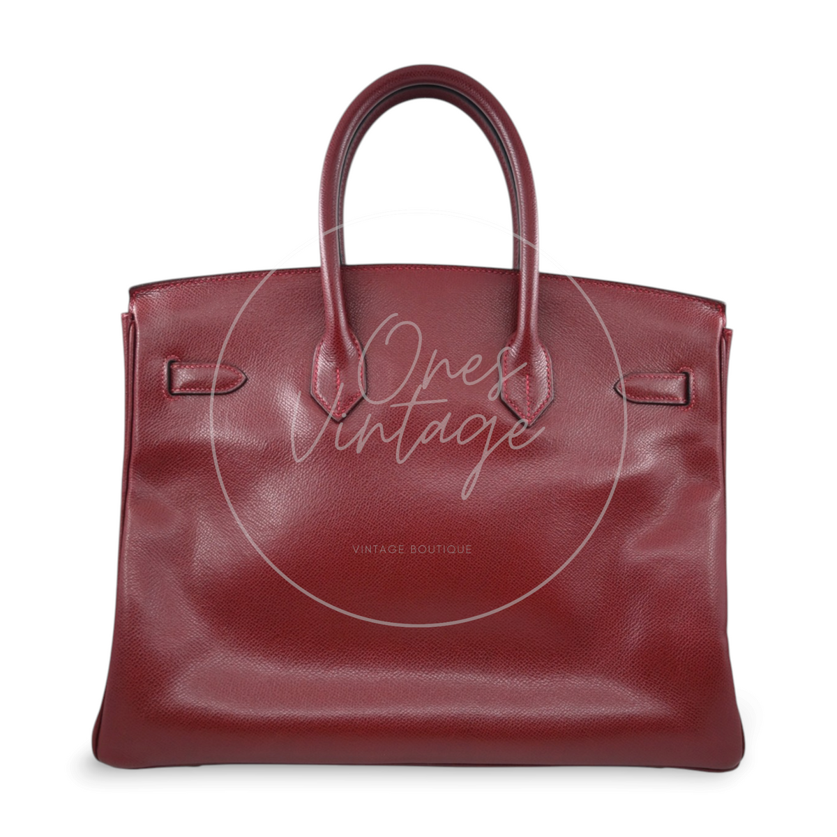 Hermes Birkin 35 Epsom GHW Burgundy Square G