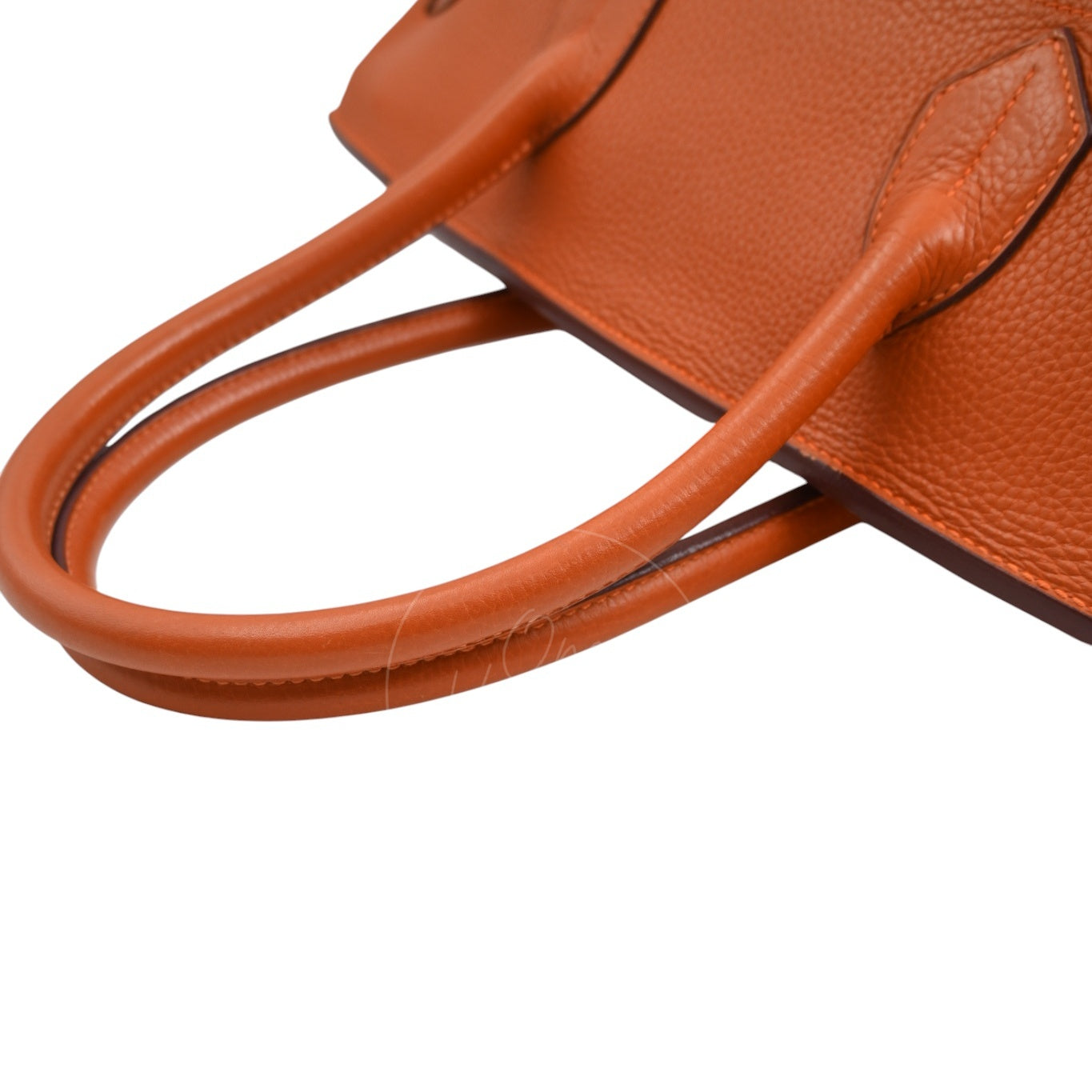 Hermes Shoulder Birkin 42 JPG Handbag PHW Orange Square I