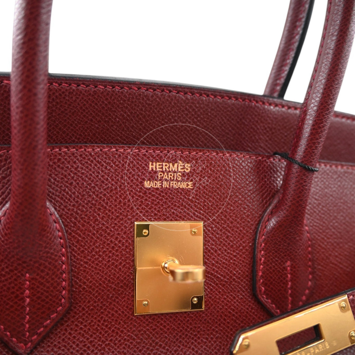 Hermes Birkin 35 Epsom GHW Burgundy Square G