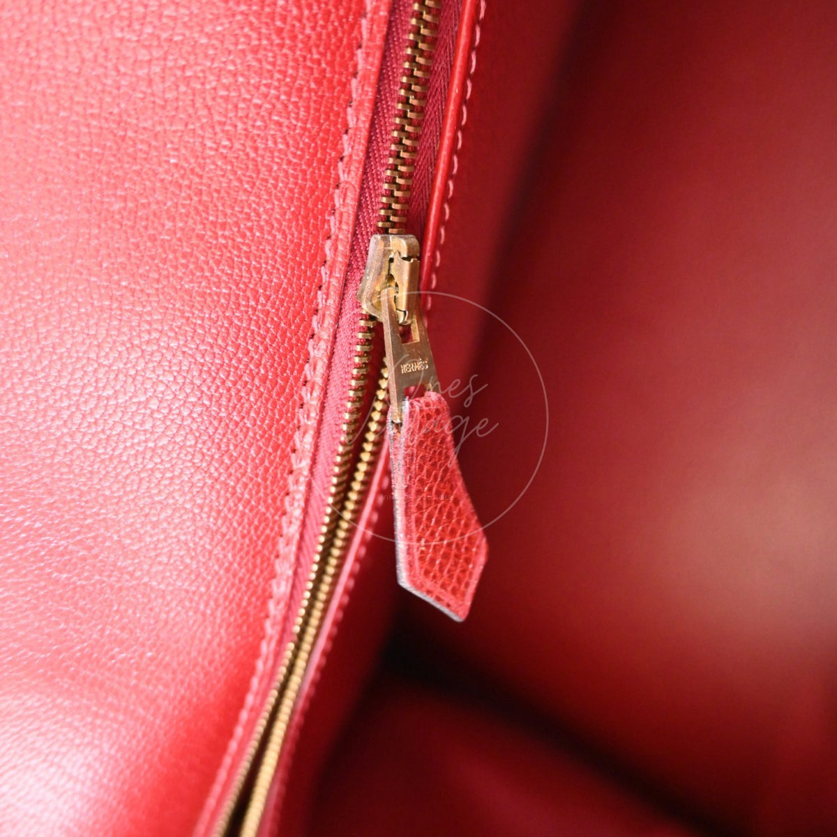 Hermes Birkin 35 Epsom GHW Burgundy Square G