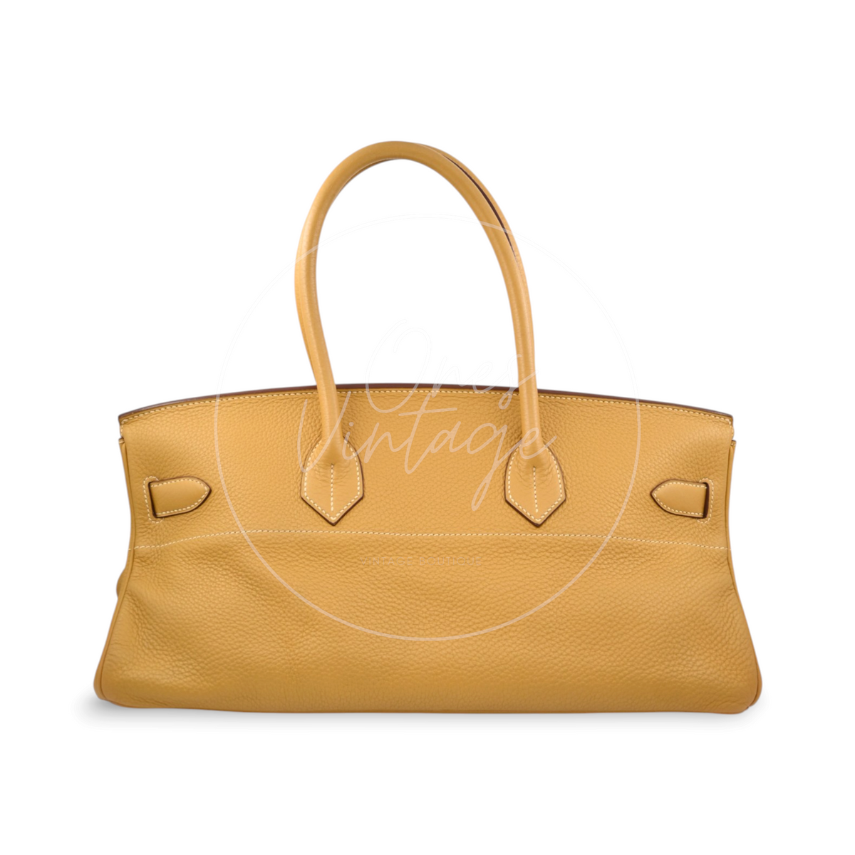 Hermès Birkin Shoulder 42 PHW Yellow Square L